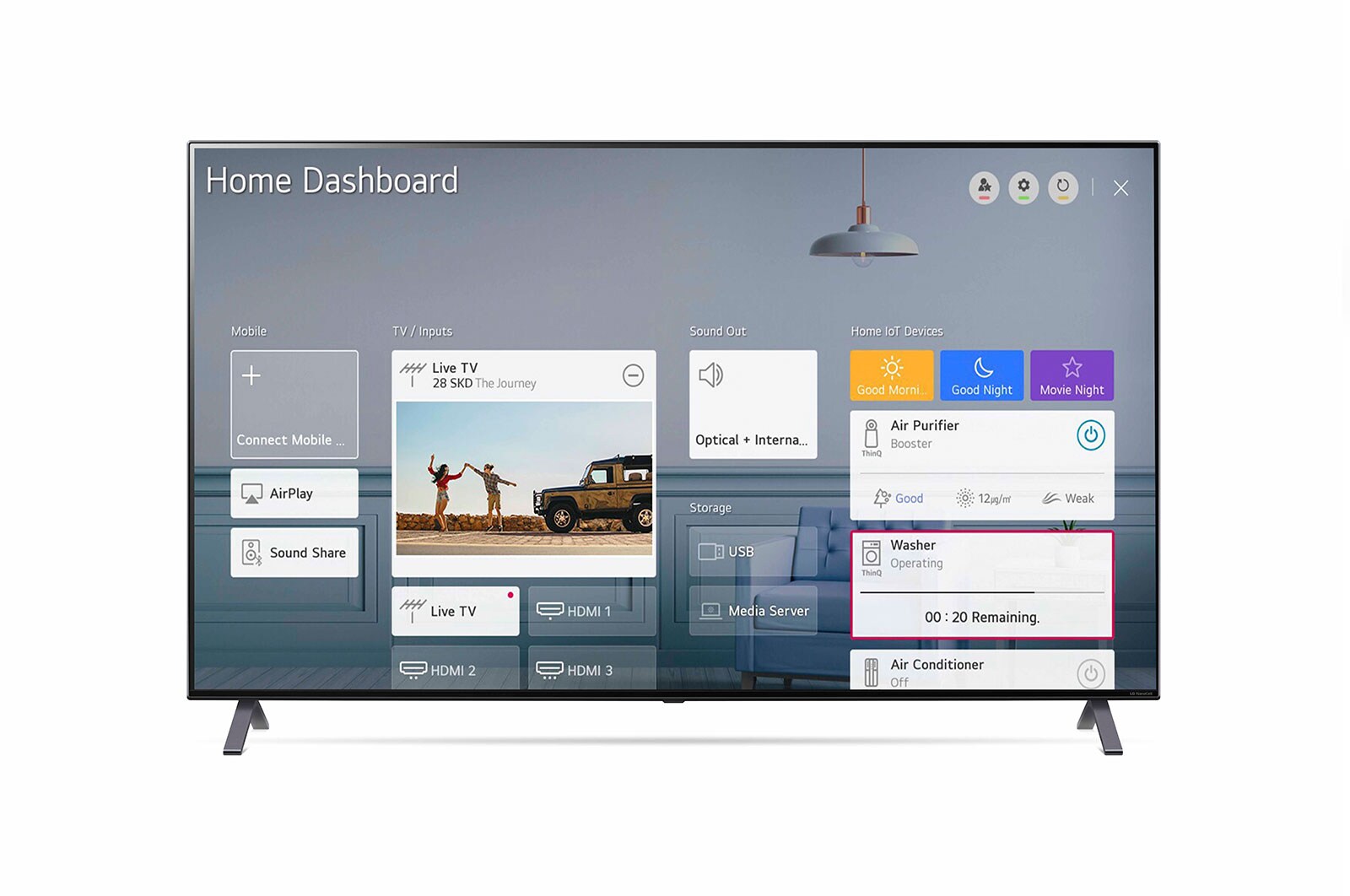 LG Nano95 65 inch 8K NanoCell TV, 65NANO956NA