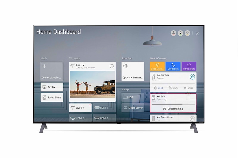 LG Nano95 65 inch 8K NanoCell TV, 65NANO956NA