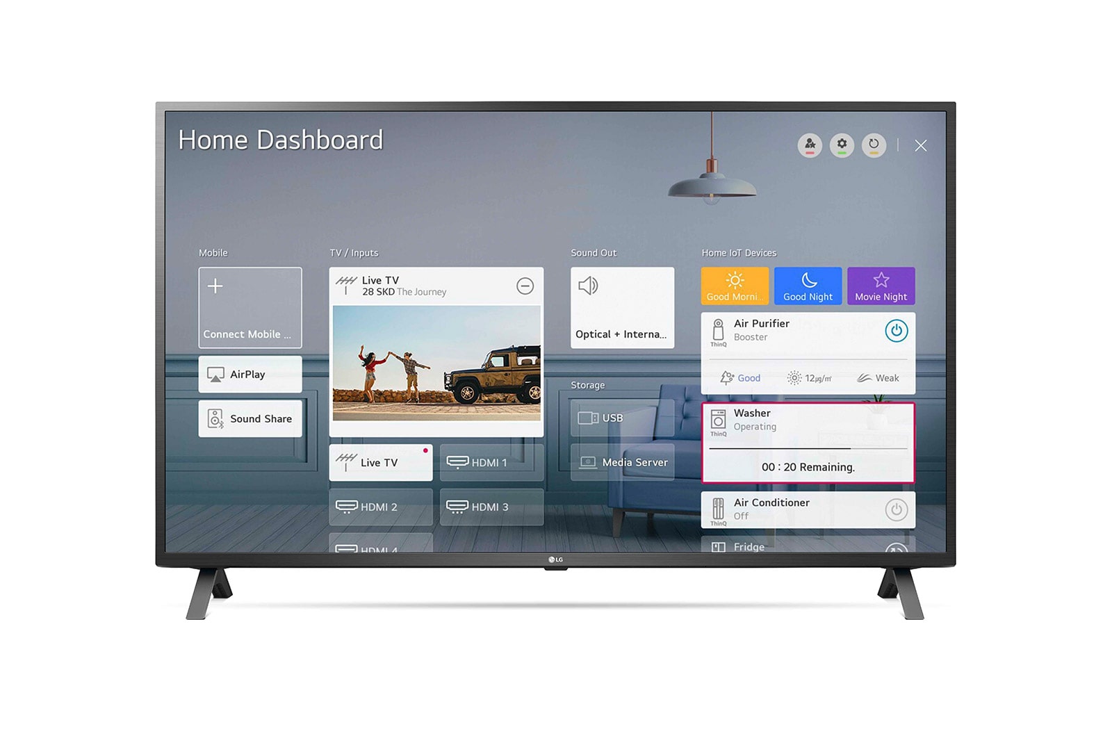 LG UN73 65 inch 4K Smart UHD TV, 65UN73006LA