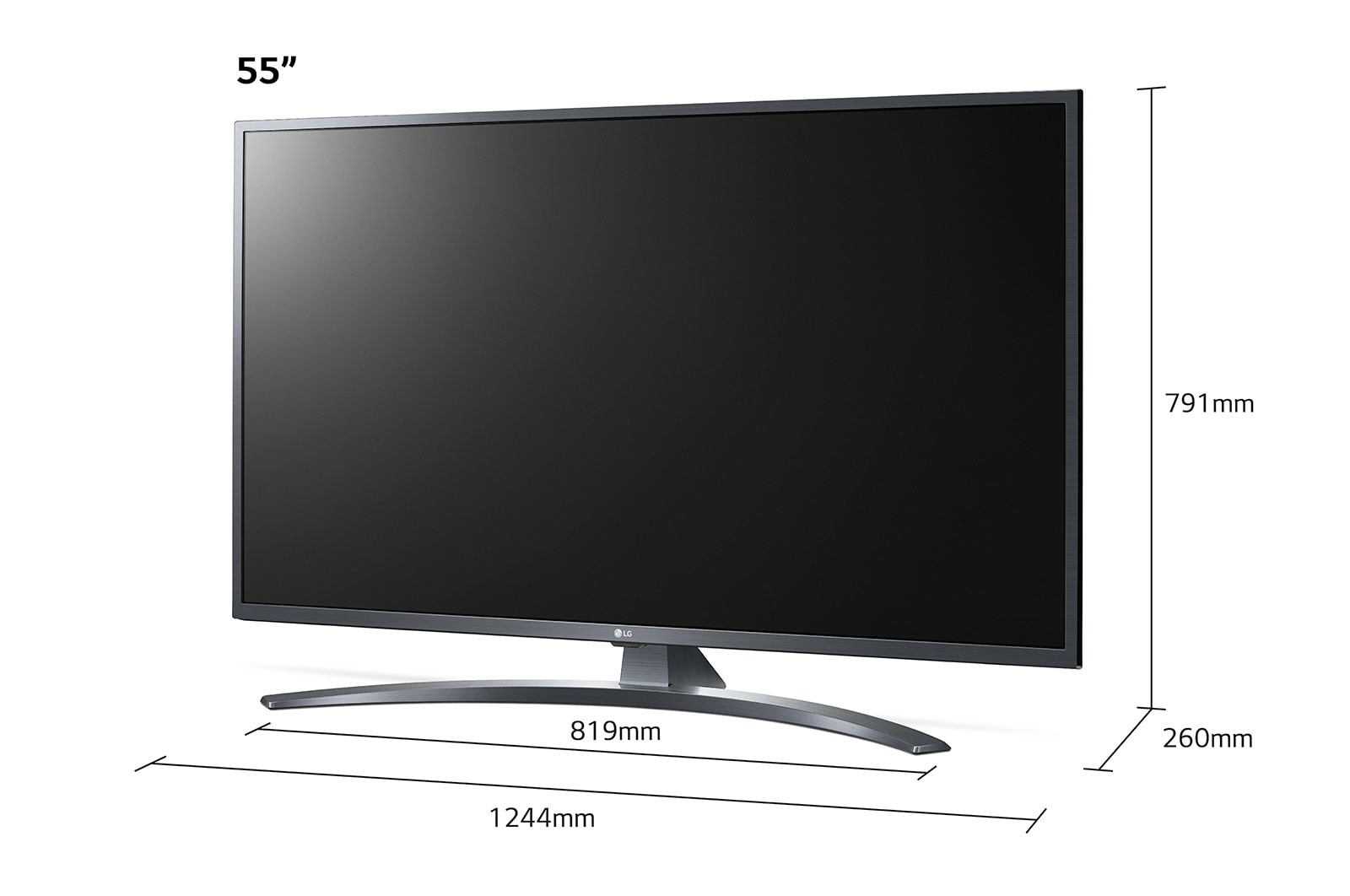 LG UN74 55 inch 4K Smart UHD TV, 55UN74006LB