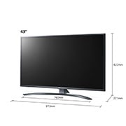 LG UN74 43 inch 4K Smart UHD TV, 43UN74006LB