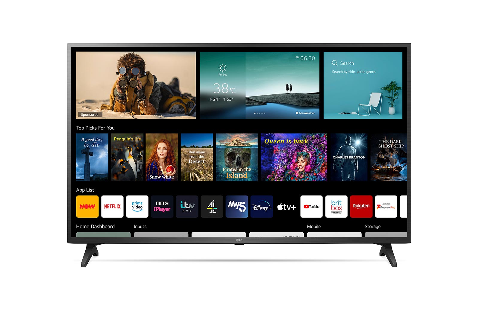 LG LED UP75 65" 4K Smart TV, 65UP75006LF