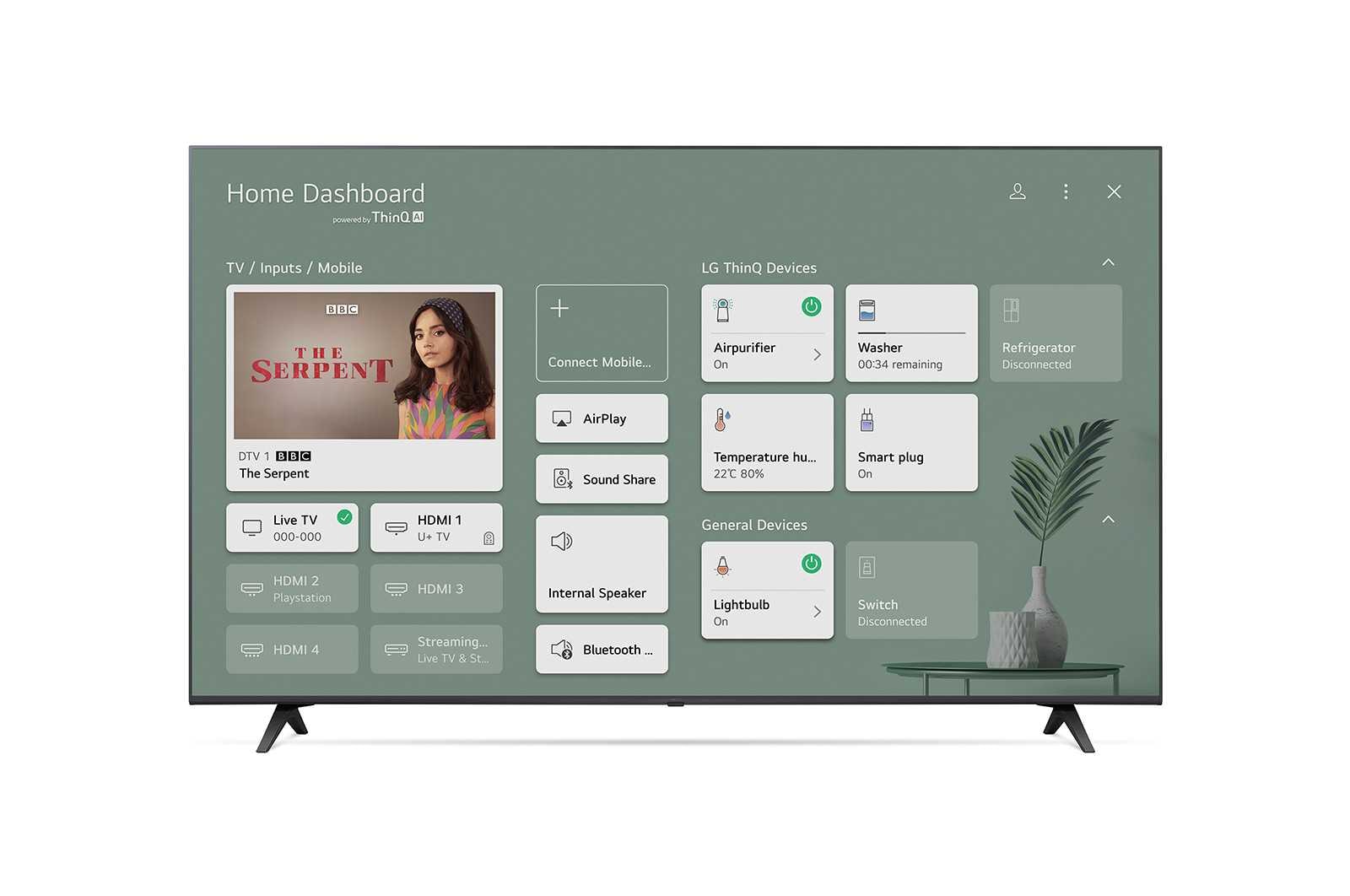 LG LED UP77 65" 4K Smart TV, 65UP77006LB