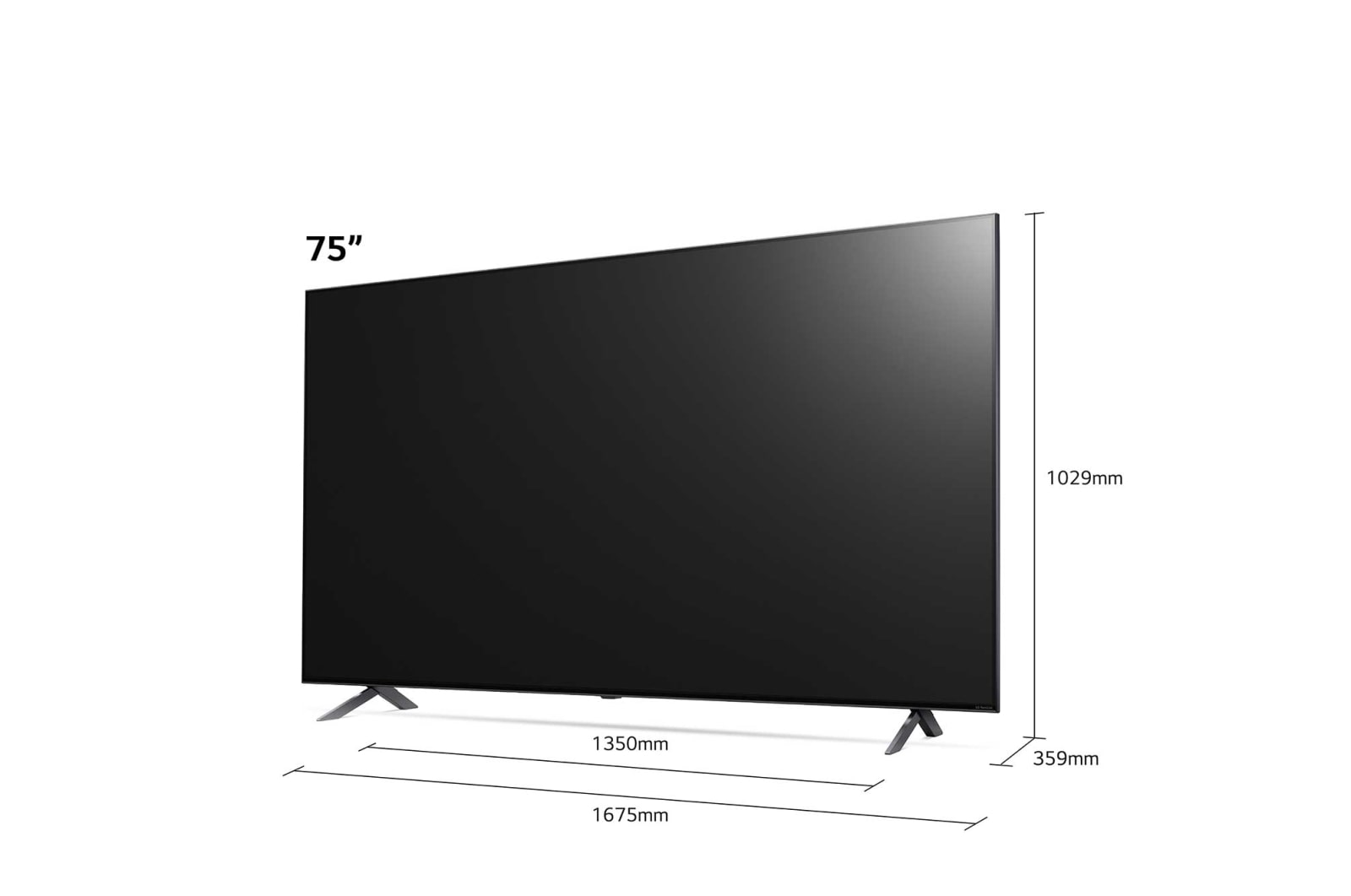 LG NanoCell NANO80 75" 4K Smart TV, 75NANO806PA