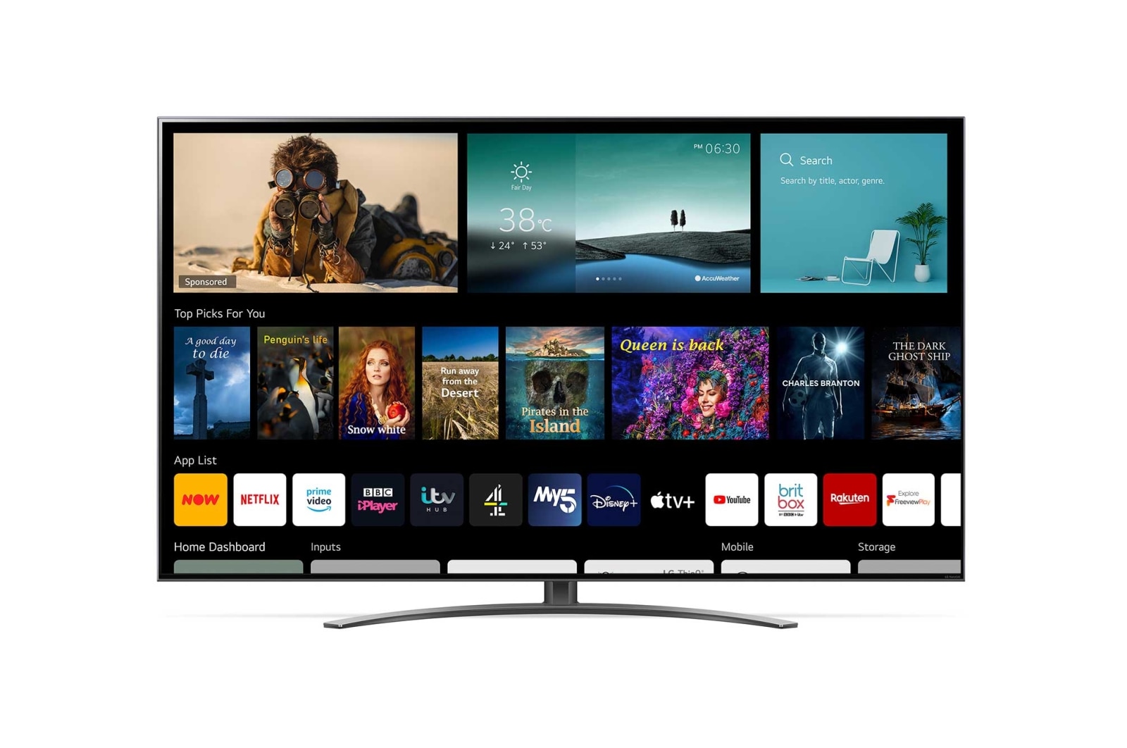 LG NanoCell NANO86 75" 4K Smart TV, 75NANO866PA