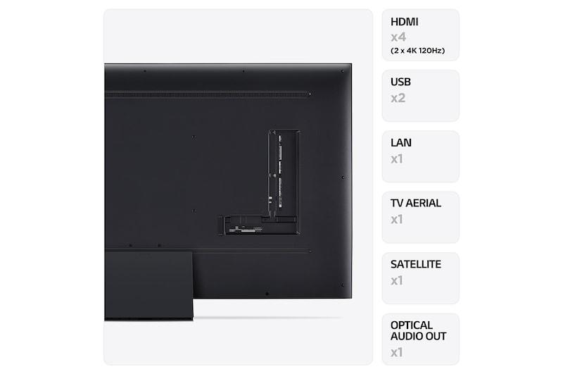 LG QNED81 75 inch 4K Smart UHD TV 2023, 75QNED816RE