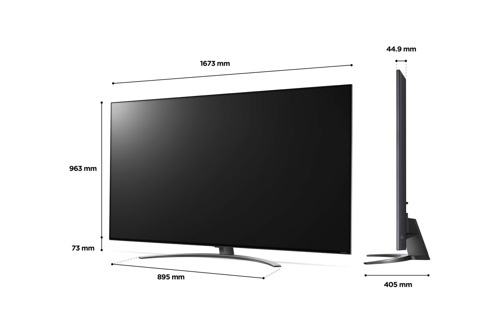 LG QNED MiniLED QNED86 75 inch TV 2022, 75QNED866QA