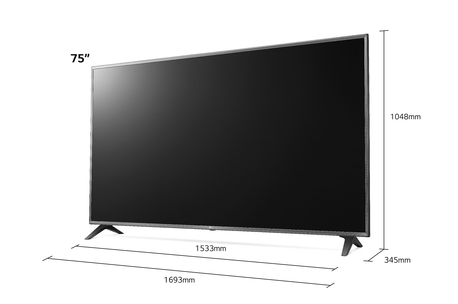 LG UN71 75 inch 4K Smart UHD TV, 75UN71006LC