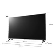 LG UN71 75 inch 4K Smart UHD TV, 75UN71006LC