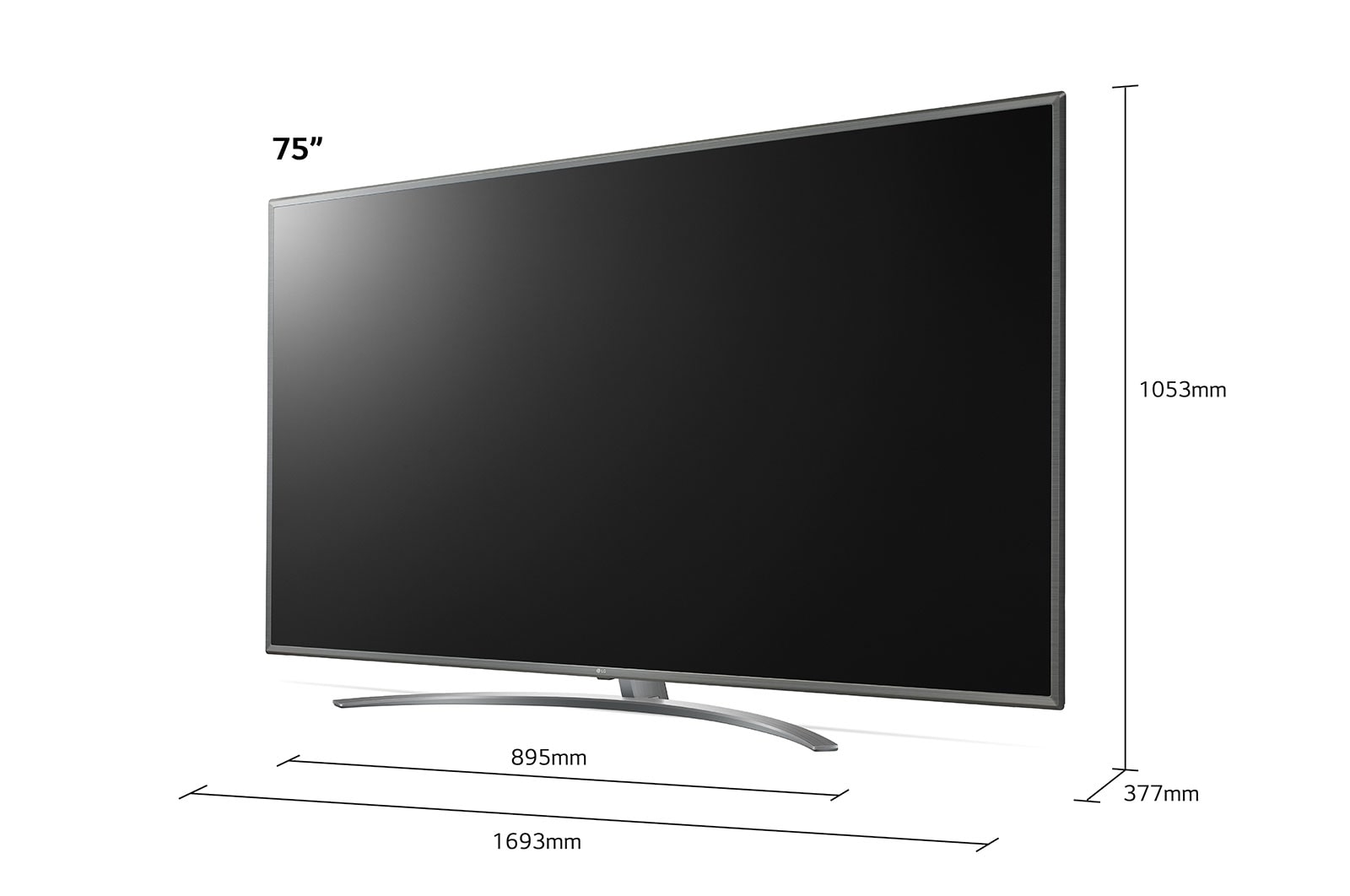 LG UN81 75 inch 4K Smart UHD TV, 75UN81006LB