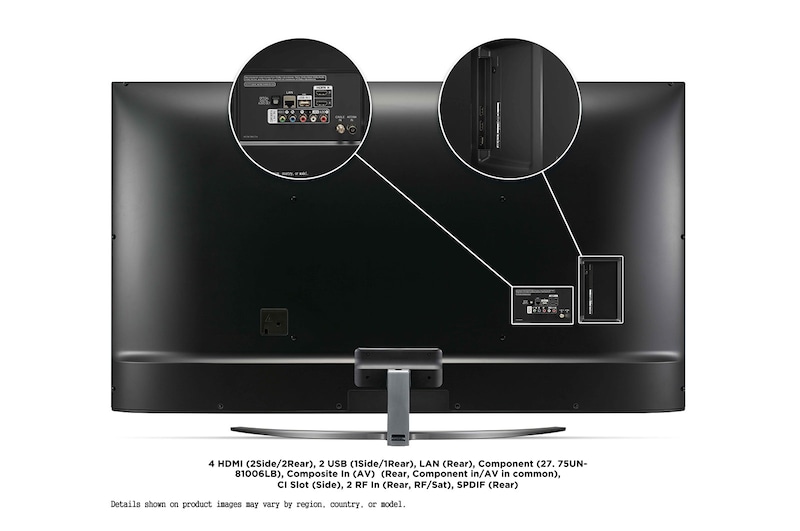 LG UN81 75 inch 4K Smart UHD TV, 75UN81006LB