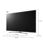 LG UN81 75 inch 4K Smart UHD TV, 75UN81006LB