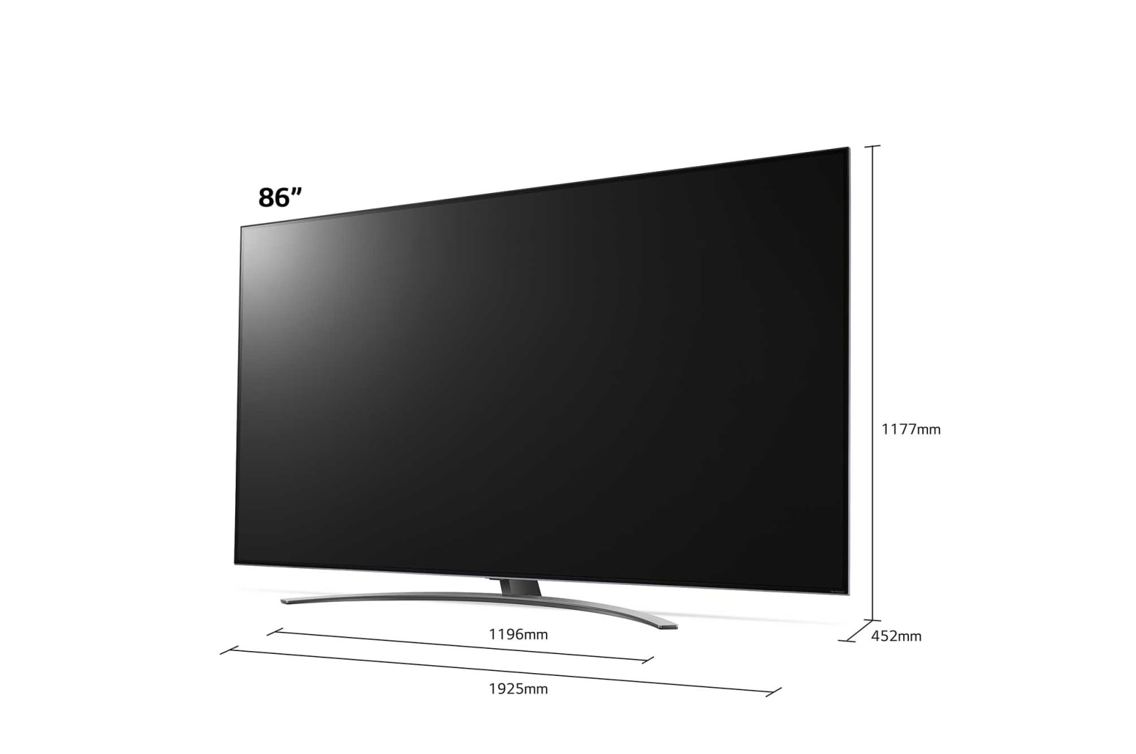 LG NanoCell NANO86 86" 4K Smart TV, 86NANO866PA