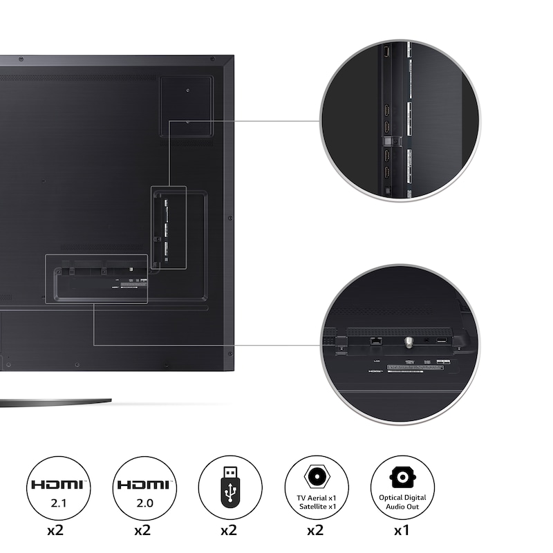 LG QNED MiniLED QNED86 86 inch TV 2022, 86QNED866QA
