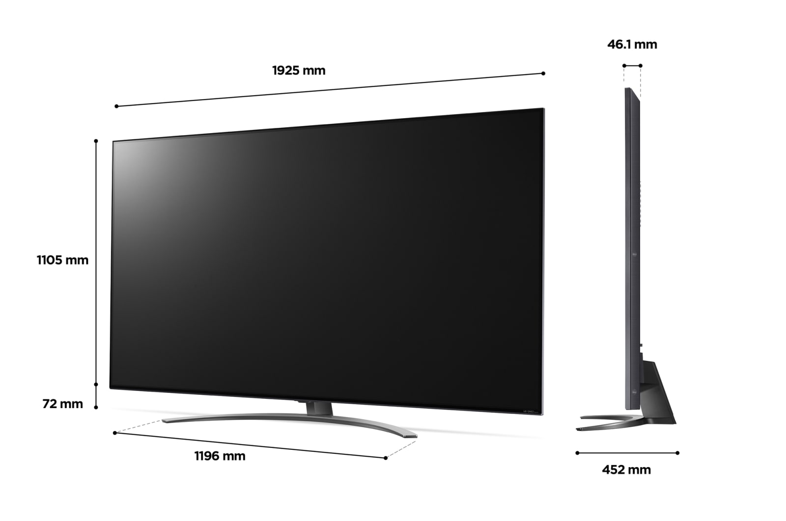 LG QNED MiniLED QNED86 86 inch TV 2022, 86QNED866QA