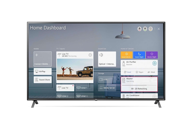 LG UN85 86 inch 4K Smart UHD TV, 86UN85006LA