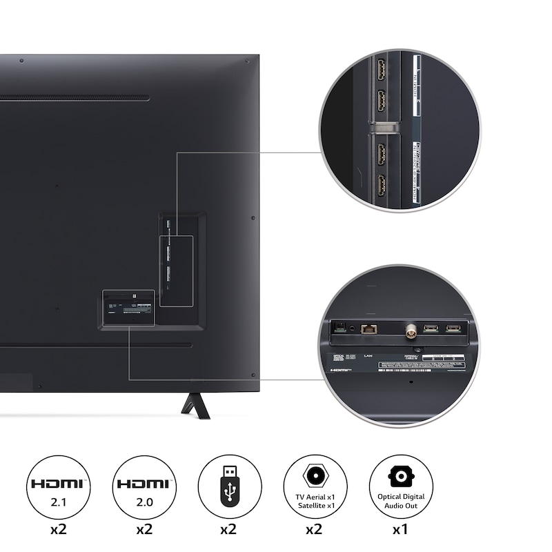 LG LED UQ80 86 inch 4K Smart TV 2022, 86UQ80006LB