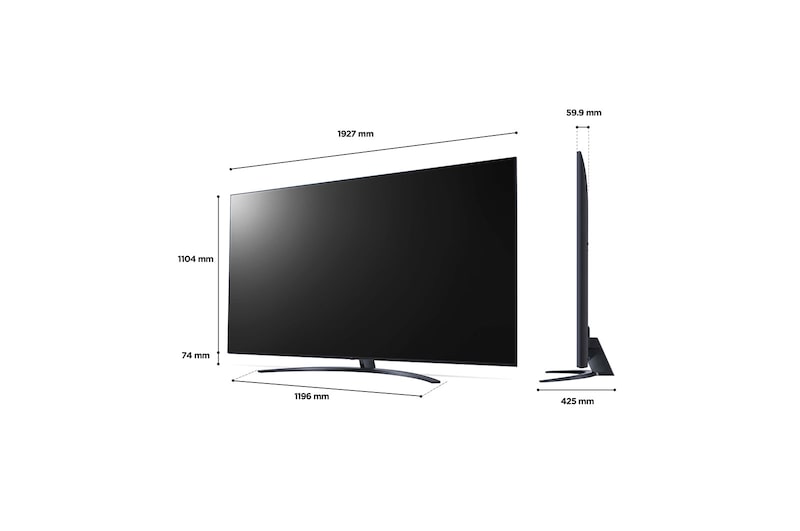 LG LED UQ91 86 inch 4K Smart TV 2022, 86UQ91006LA