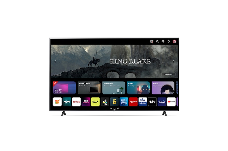 LG 86 inch LG UR78 AI 4K Smart UHD TV, 86UR78006LB