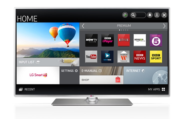 LG 47" LB580V LG Smart TV, 47LB580V