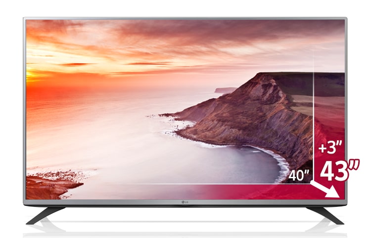 LG 43” LG LED TV with Freeview HD, 43LF540V