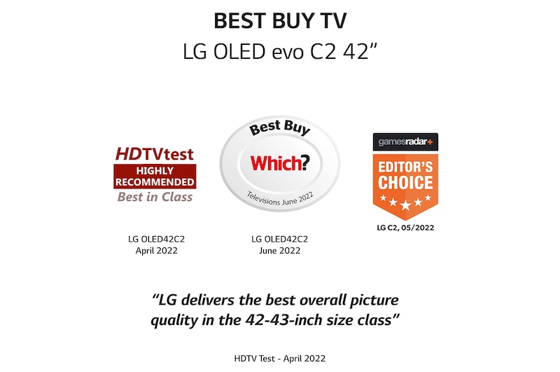 LG OLED evo C2 42, OLED42C24LA