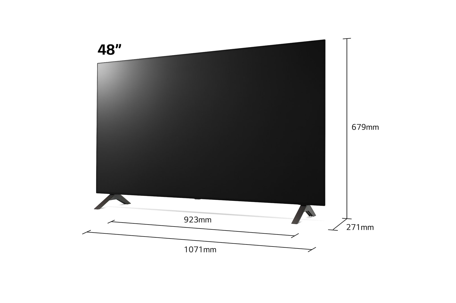 LG OLED A1 48" 4K Smart TV, OLED48A16LA