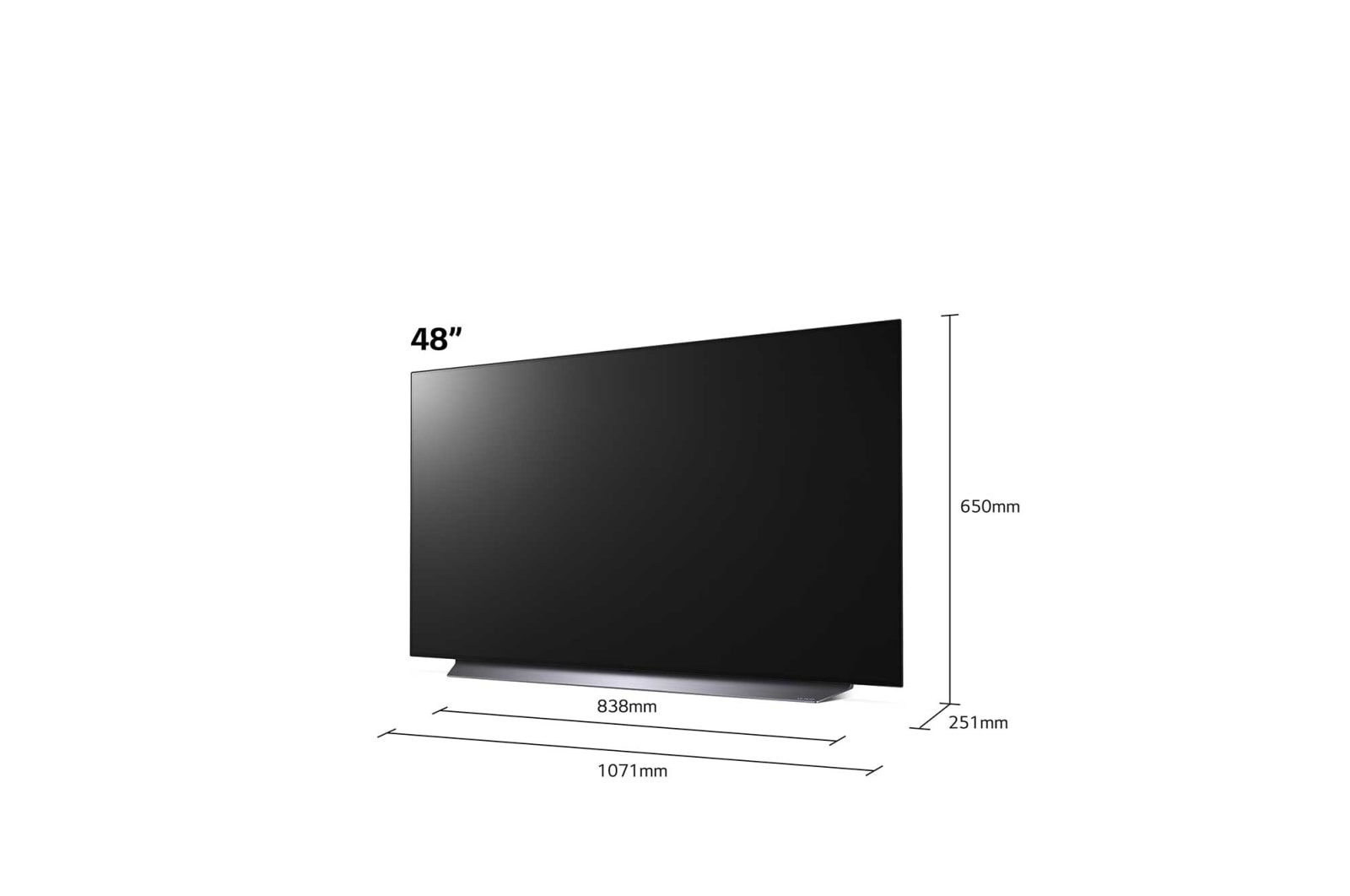 LG OLED C1 48" 4K Smart TV, OLED48C14LB