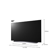 LG OLED C1 48" 4K Smart TV, OLED48C14LB