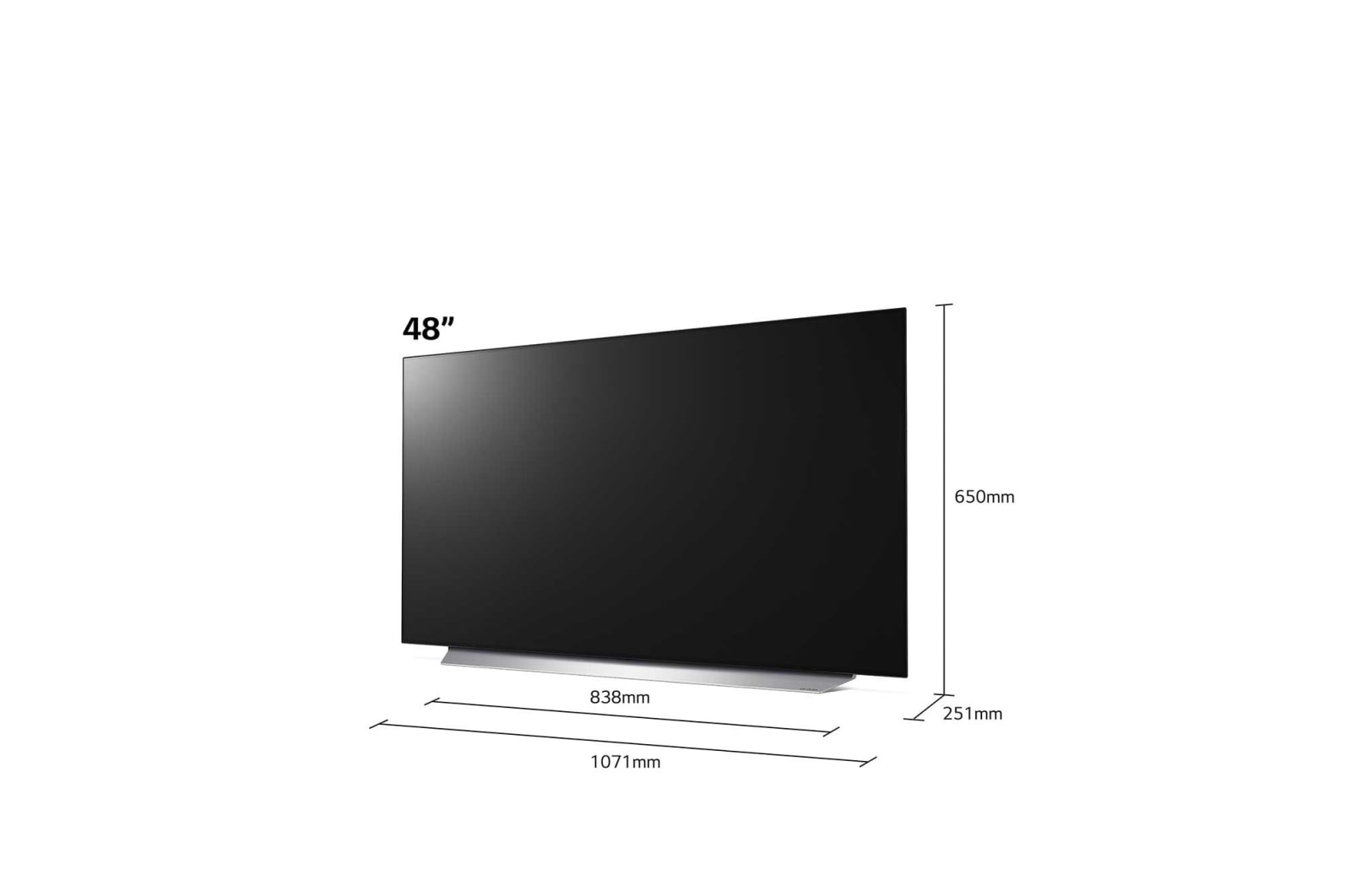 LG OLED C1 48" 4K Smart TV, OLED48C16LA