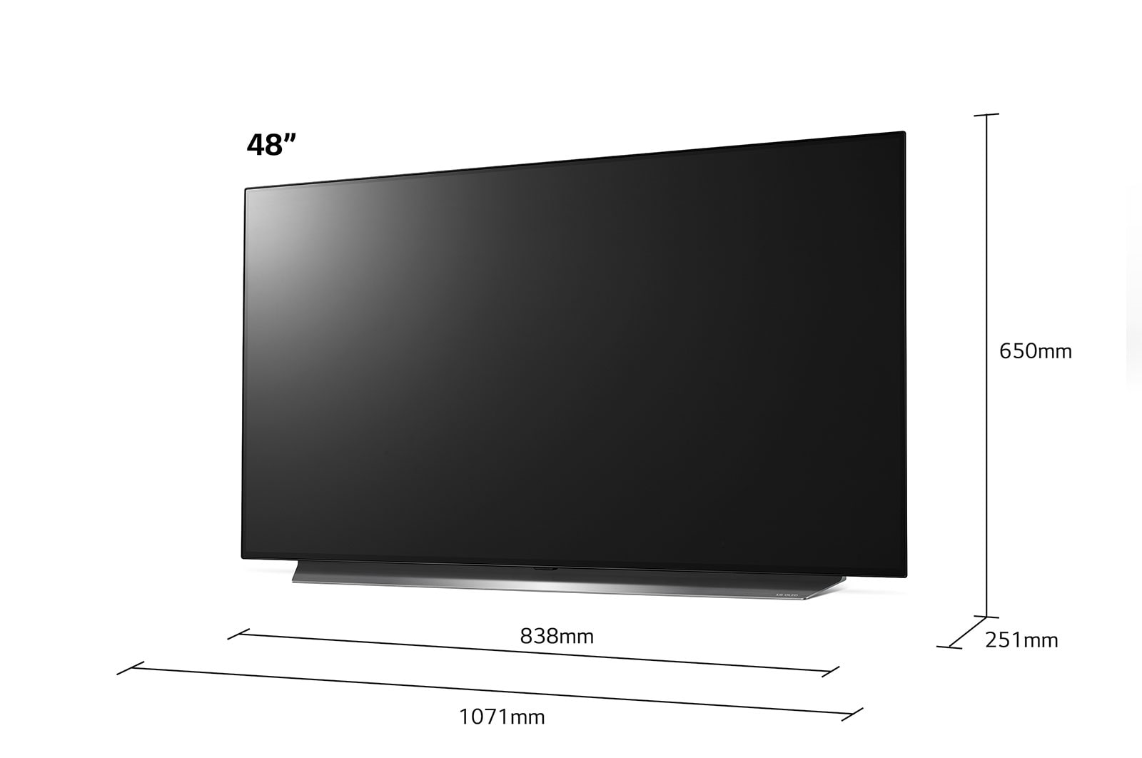 LG CX 48 inch 4K Smart OLED TV, OLED48CX6LB