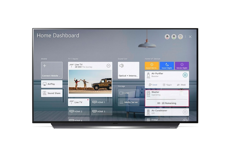 LG CX 48 inch 4K Smart OLED TV, OLED48CX6LB