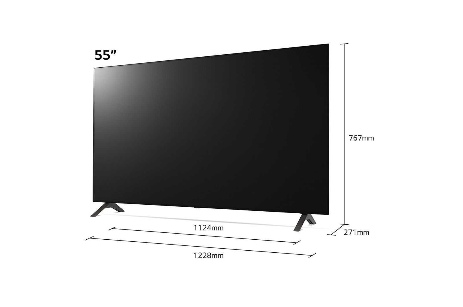 LG OLED A1 55" 4K Smart TV, OLED55A16LA