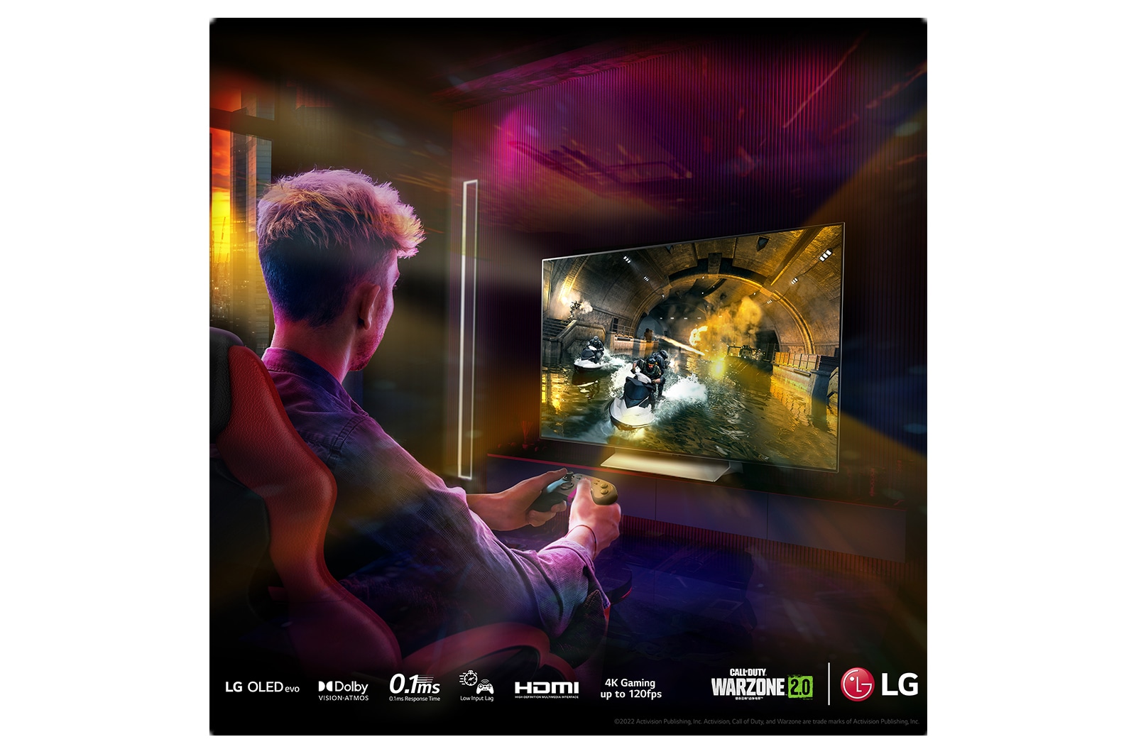 LG OLED evo C3 55 inch 4K Smart TV 2023, OLED55C34LA