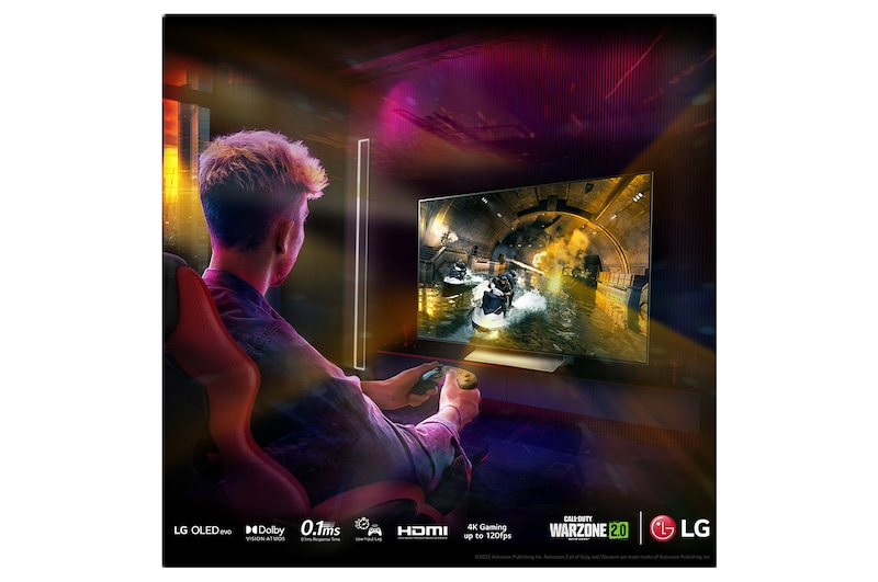 LG OLED evo C3 55 inch 4K Smart TV 2023, OLED55C34LA