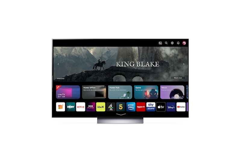 LG OLED evo C3 55 inch 4K Smart TV 2023, OLED55C36LC