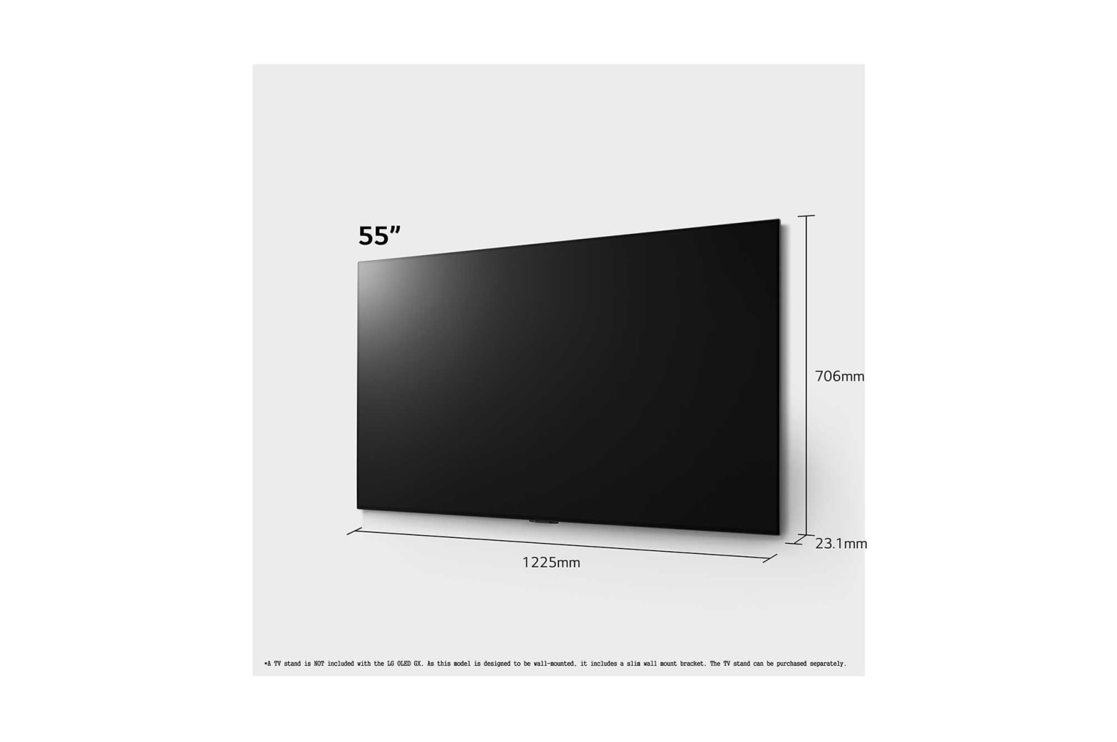 LG OLED G1 55" 4K Smart TV, OLED55G16LA