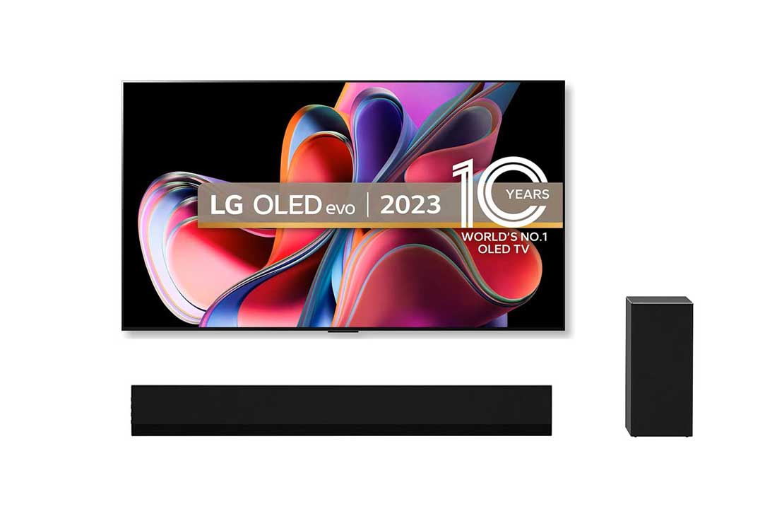 LG G3 OLED 65'' TV & G1 Soundbar, OLED65G36LA.G1