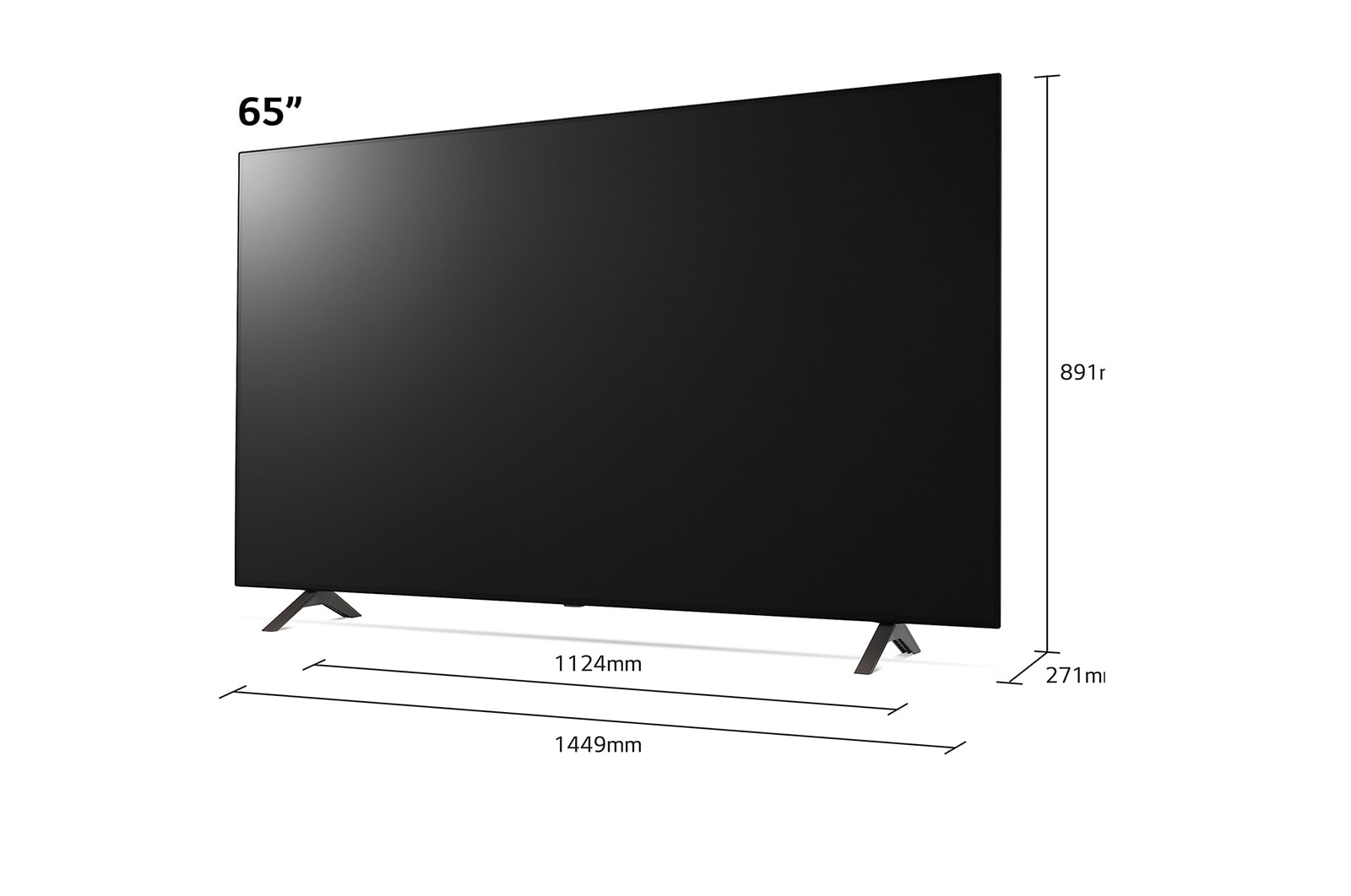 LG OLED A1 65" 4K Smart TV, OLED65A16LA