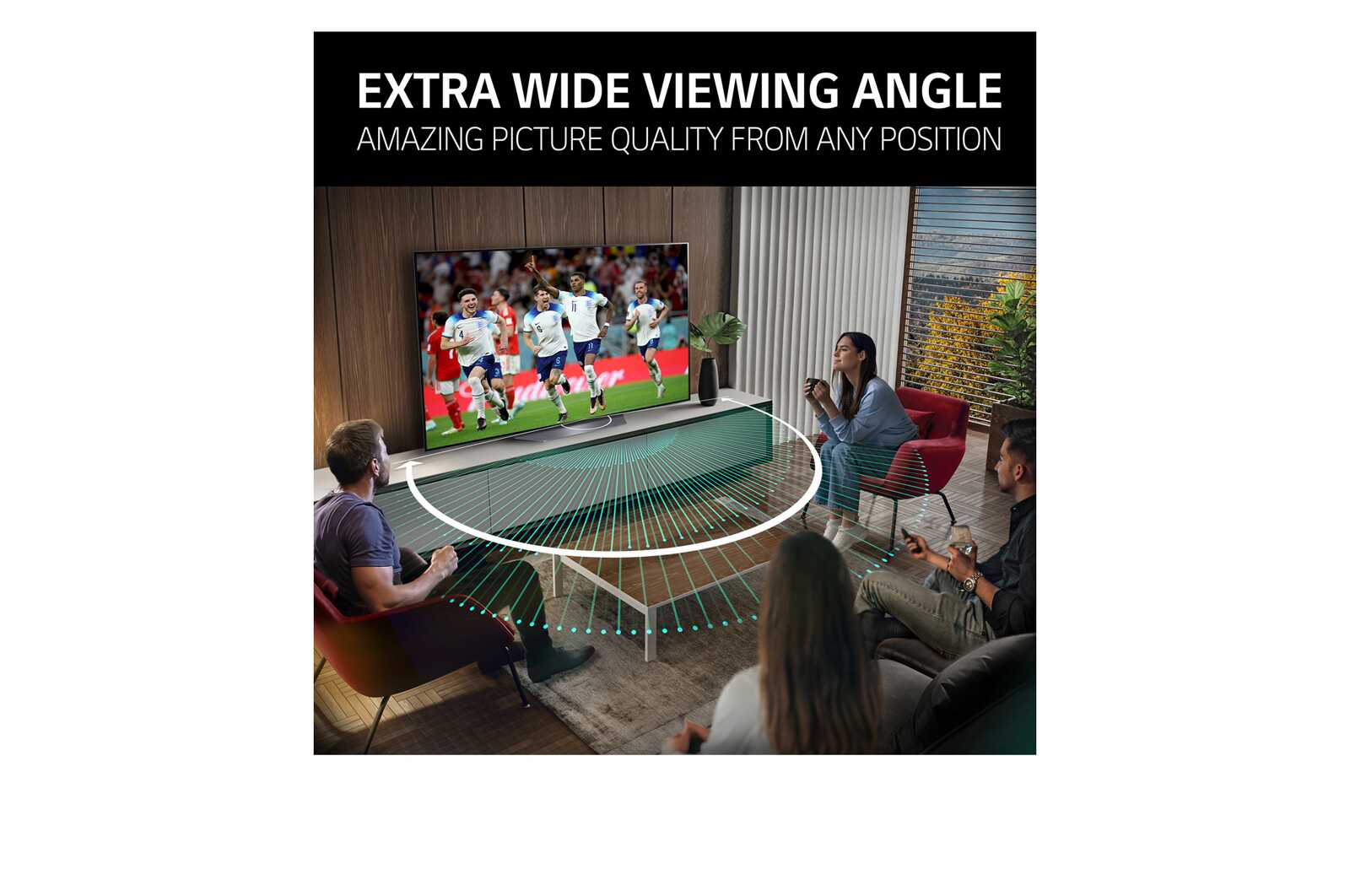 extra wide viewing angle