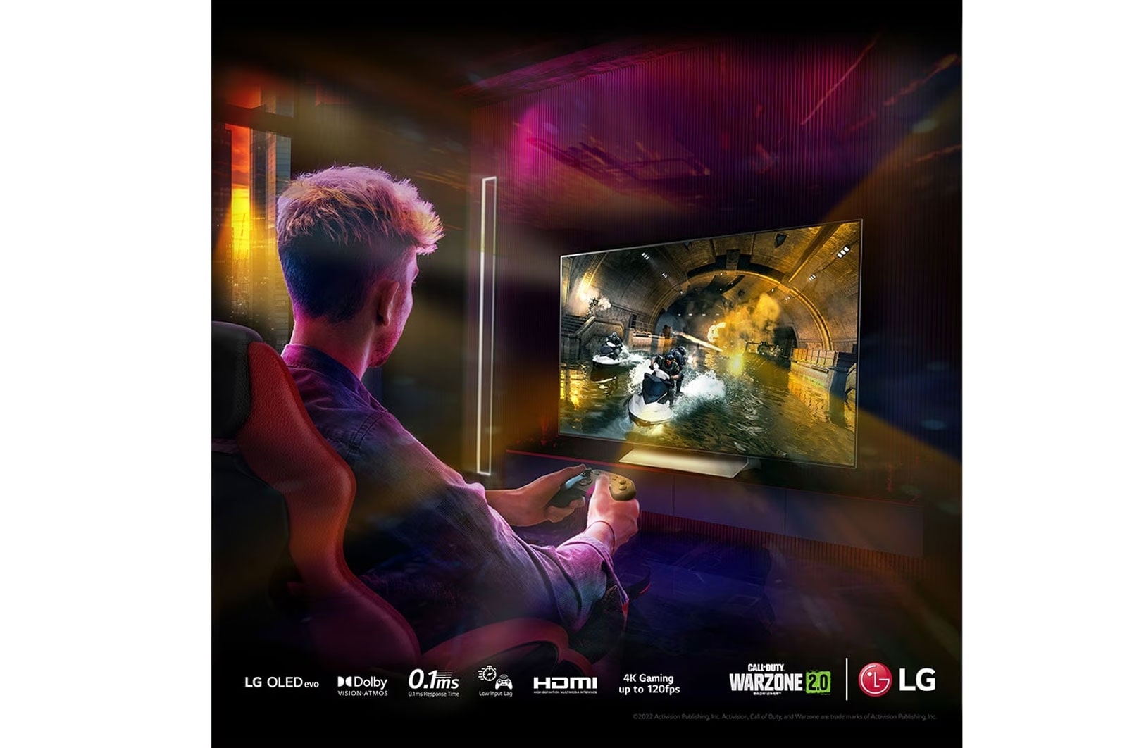 LG OLED evo C3 77 inch 4K Smart TV 2023, OLED77C34LA