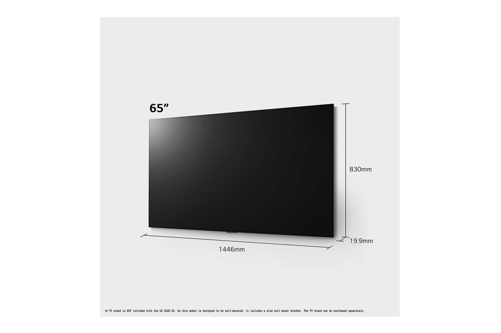 LG OLED G1 65" 4K Smart TV, OLED65G16LA