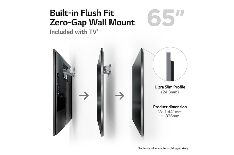 LG OLED evo G3 65 inch 4K Smart TV 2023, OLED65G36LA