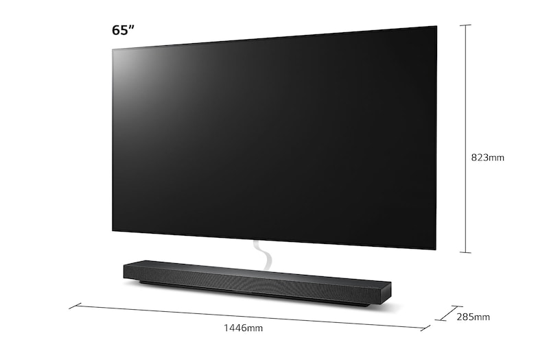 LG WX 65 inch 4K Smart OLED TV, OLED65WX9LA