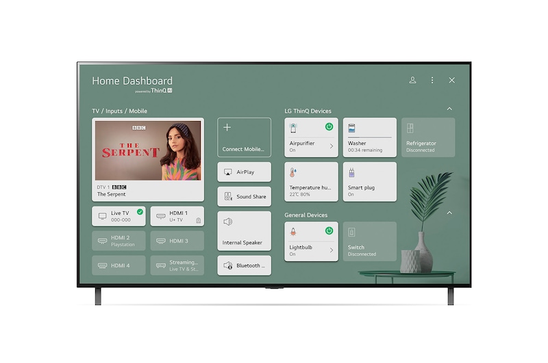 LG OLED A1 77" 4K Smart TV, OLED77A16LA