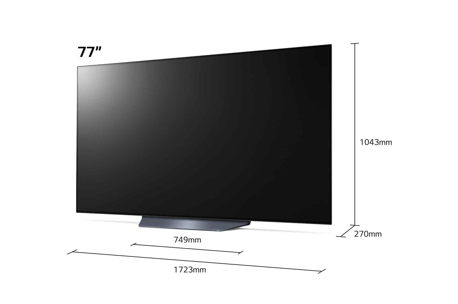 LG OLED B1 77" 4K Smart TV, OLED77B16LA