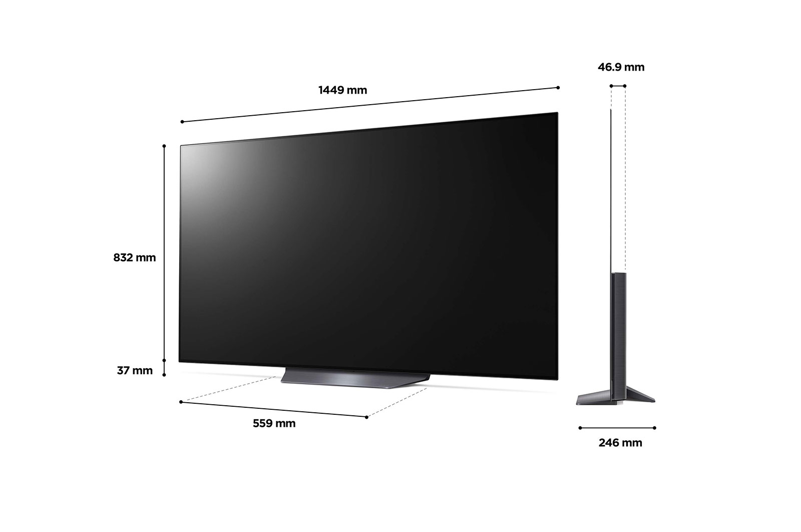 LG OLED B2 77 inch TV 2022, OLED77B26LA