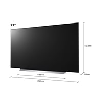 LG C1 77 inch 4K Smart OLED TV, OLED77C15LA