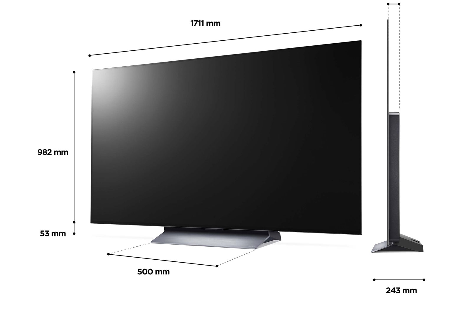 LG OLED evo C2 77 inch TV 2022, OLED77C24LA