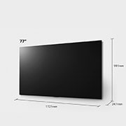 LG GX 77 inch 4K Smart OLED TV, OLED77GX6LA